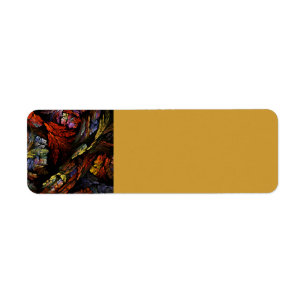 Etiqueta Armonía de color Resumen de arte