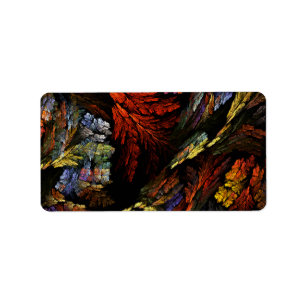 Etiqueta Armonía de color Resumen de arte