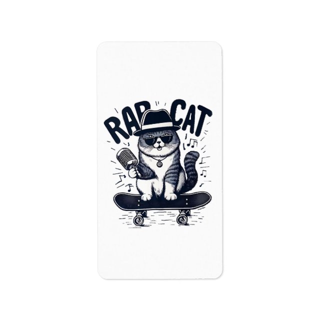 Etiqueta Armonía de rap Cat (Frente)