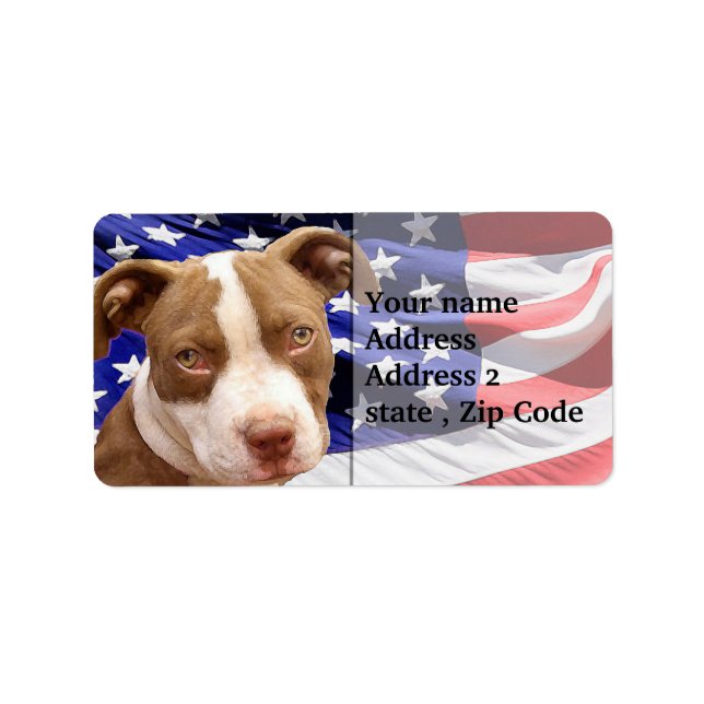 Etiqueta Aroma de Pitbull (Frente)
