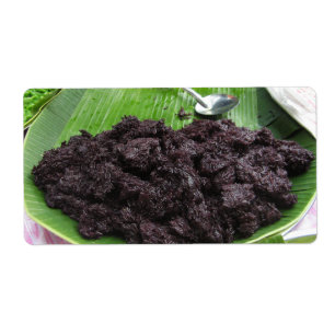 Etiqueta Arroz negro tailandés [presa Khao Niao]