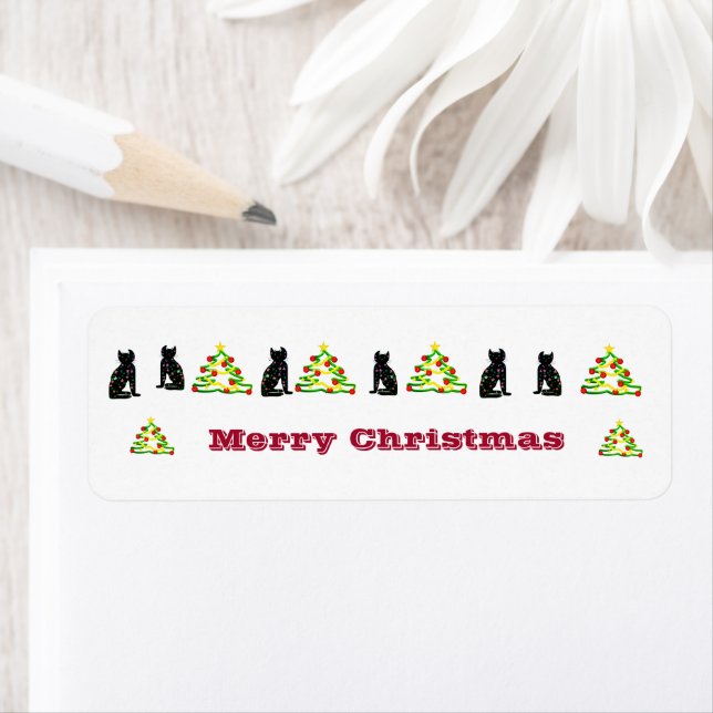 Etiqueta Art, Cute Cat Clipart, personalizado (In situ)