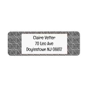 Etiqueta Art Deco Mazes