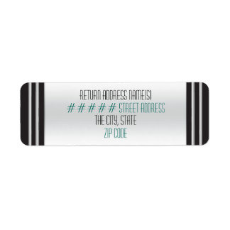 Etiqueta Art Deco Pussy Willow - Personalizado