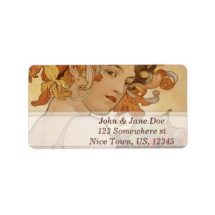 Etiqueta Art Nouveau