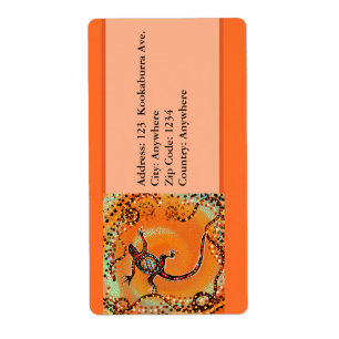 ETIQUETA ARTE AUSTRALIANO