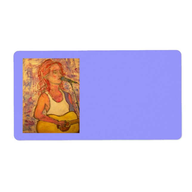 Etiqueta arte de cantantes (Frente)