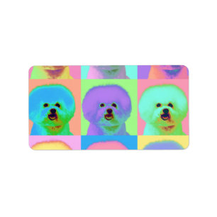 Etiqueta Arte de Op. Sys. - Bichon Frise - Cody