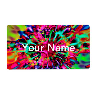 Etiqueta Arte fractal Kaleidoscope Apofisis - I