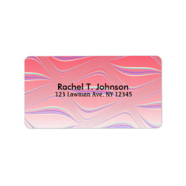 Etiqueta Arte fractal melon Wavy