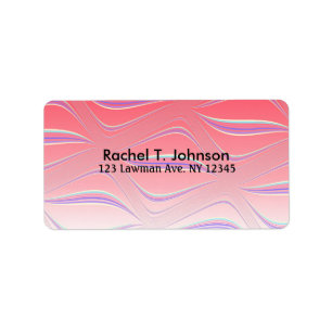 Etiqueta Arte fractal melon Wavy