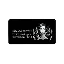 Etiqueta Artista de maquillaje cabello estilista moderno Or