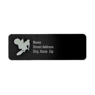 Etiqueta Ash Gray Motocross