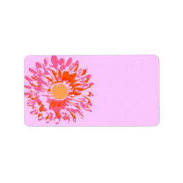 Etiqueta Así que la Flor de Bonito Bat Mitzvah imprima su p