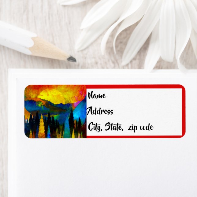 Etiqueta Atardecer de montaña (In situ)