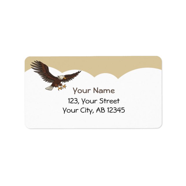 Etiqueta Atentado de águila (Frente)