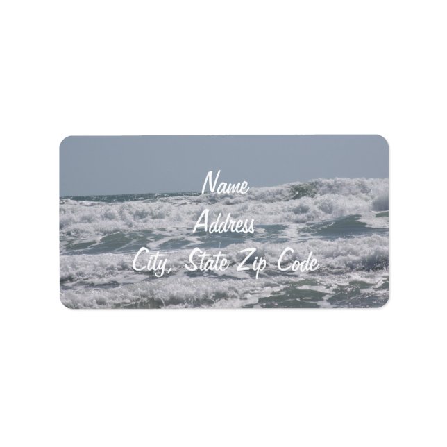 Etiqueta Atlantic Ocean Address Labels (Frente)