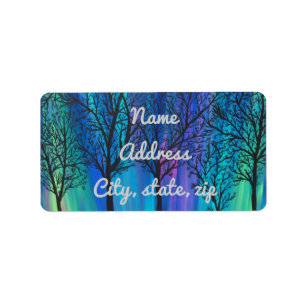 Etiqueta Aurora boreal única