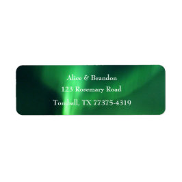 Etiqueta Aurora Borealis Boda