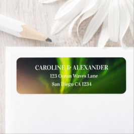 Etiqueta Aurora Borealis Nocturna