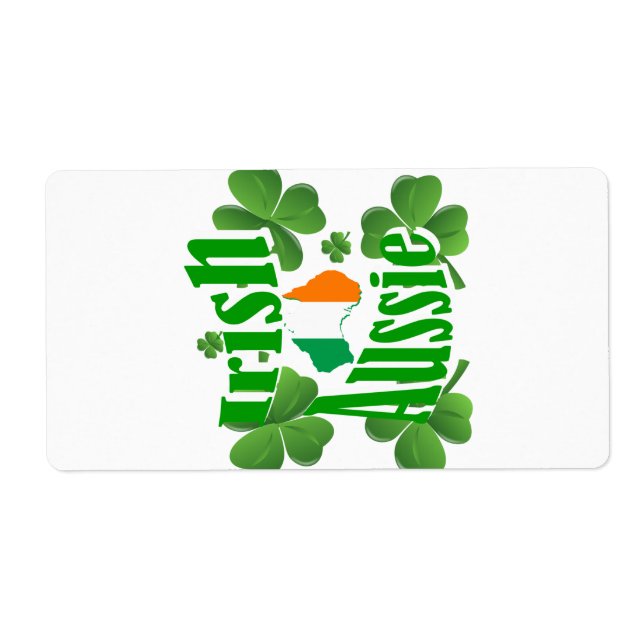 Etiqueta Australiana de Irlanda (Frente)