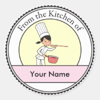 Etiqueta autoadhesiva de encargo con arte de la