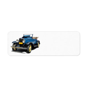 Etiqueta Automóvil 1930 del convertible de Chevy del
