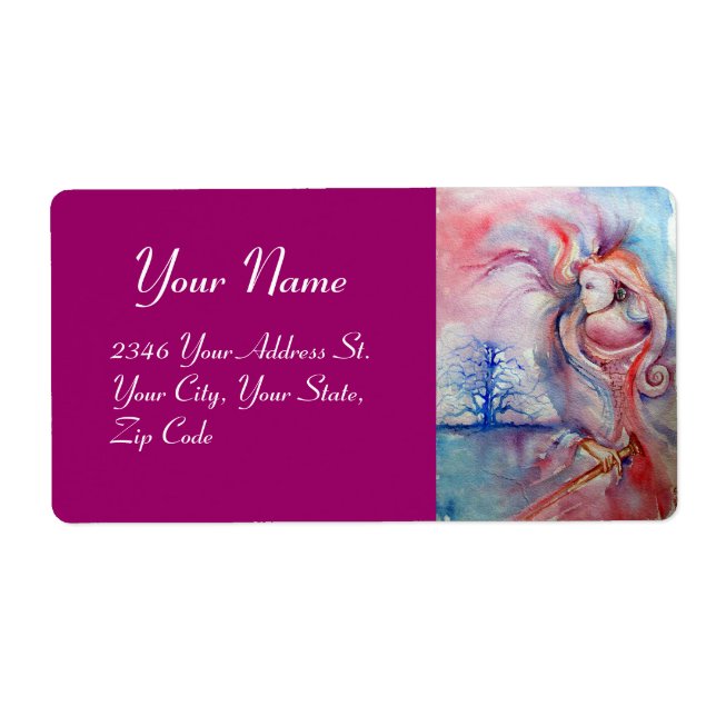 Etiqueta AVALON, magia y misterio (Frente)