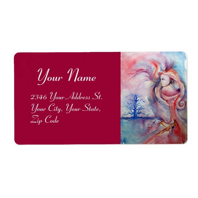 Etiqueta AVALON, magia y misterio (Frente)