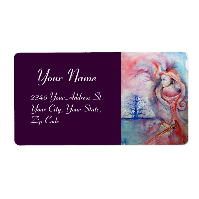 Etiqueta AVALON, magia y misterio (Frente)