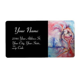 Etiqueta AVALON, magia y misterio, negro