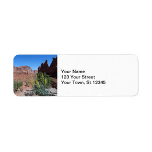 Etiqueta Avenida Park - Parque nacional Arches