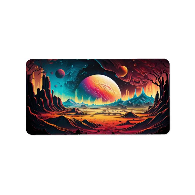 Etiqueta Aventura de Alien (Frente)