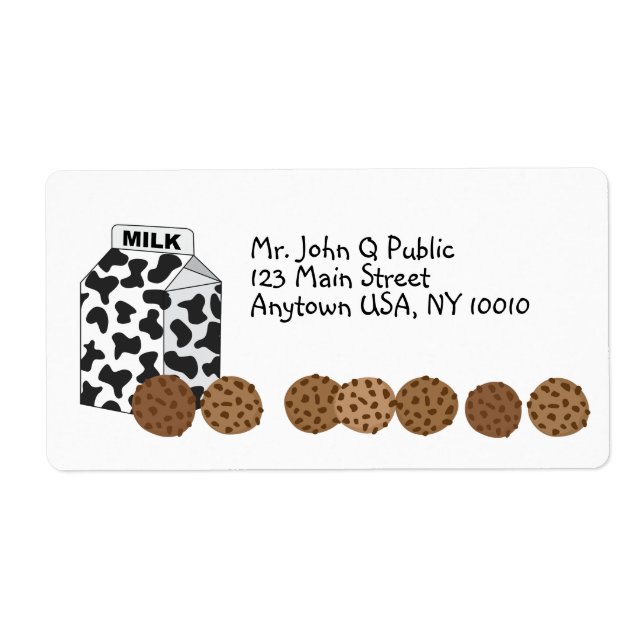 Etiqueta Avery de cookie de cookie de cookie de co (Frente)