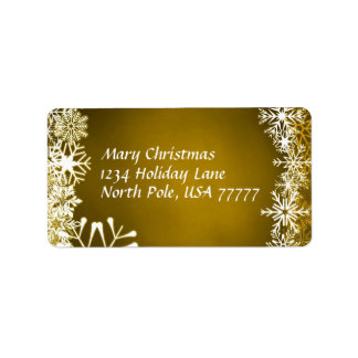 Etiqueta Avery de dirección de navidades