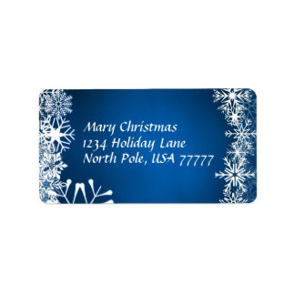 Etiqueta Avery de dirección de navidades