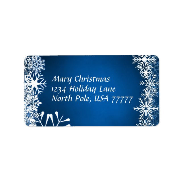 Etiqueta Avery de dirección de navidades (Frente)