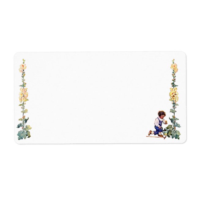 Etiqueta Avery de jardín (Frente)