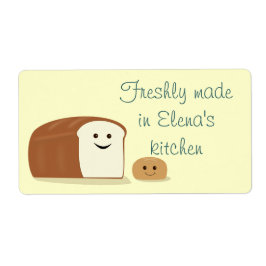 Etiqueta Avery de pan fresco