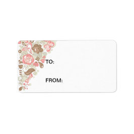 Etiqueta Aves y flores