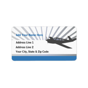 Etiqueta Avión Beechcraft