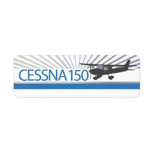 Etiqueta Avión Cessna 150