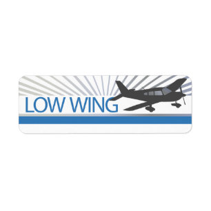 Etiqueta Avión de ala baja