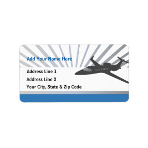 Etiqueta Avión de reacción privado
