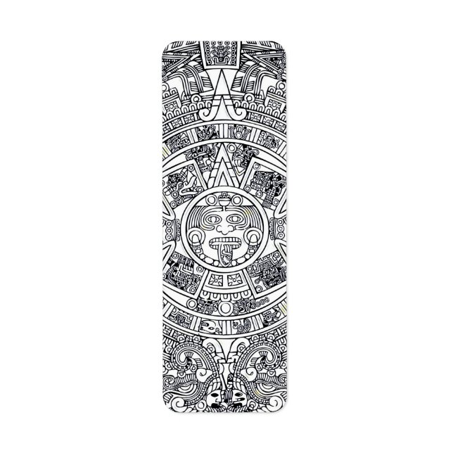 ETIQUETA AZTEC O MÉXICA (Frente)