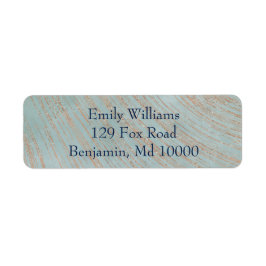 Etiqueta Azul clásico y cobre