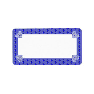 Etiqueta Azul de encaje cerámico de Grecia