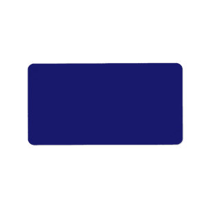 Etiqueta azul de medianoche