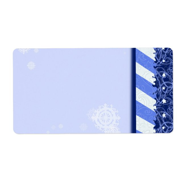 Etiqueta Azul del invierno (Frente)