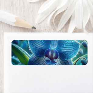 Etiqueta Azul Orquídea